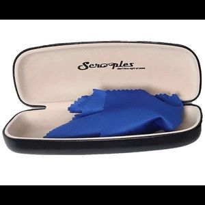 Glasses Case with Microfiber Cleaning Cloth